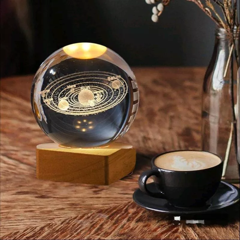 Bola *8.5cm* Cristal Universo Luz surtidas - Imagen 3