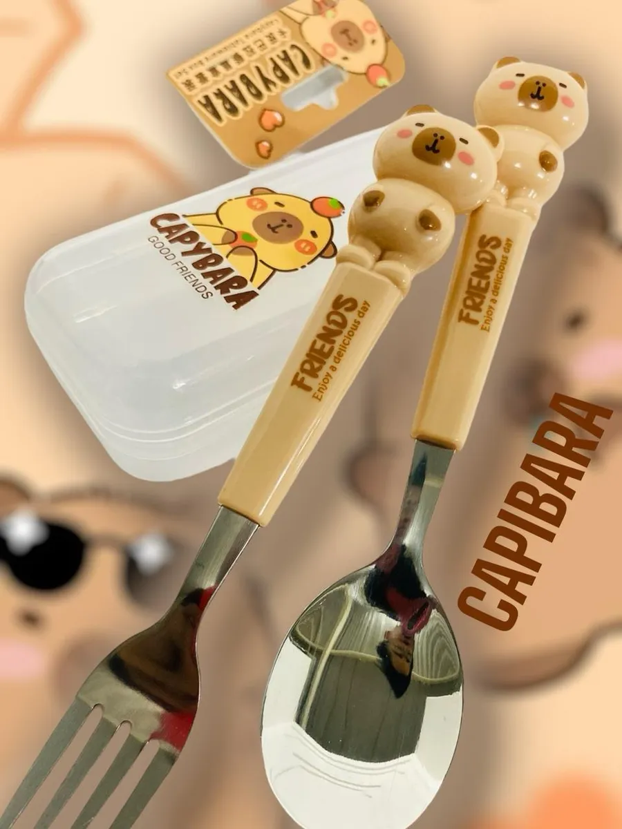 Set de cubiertos Capybara