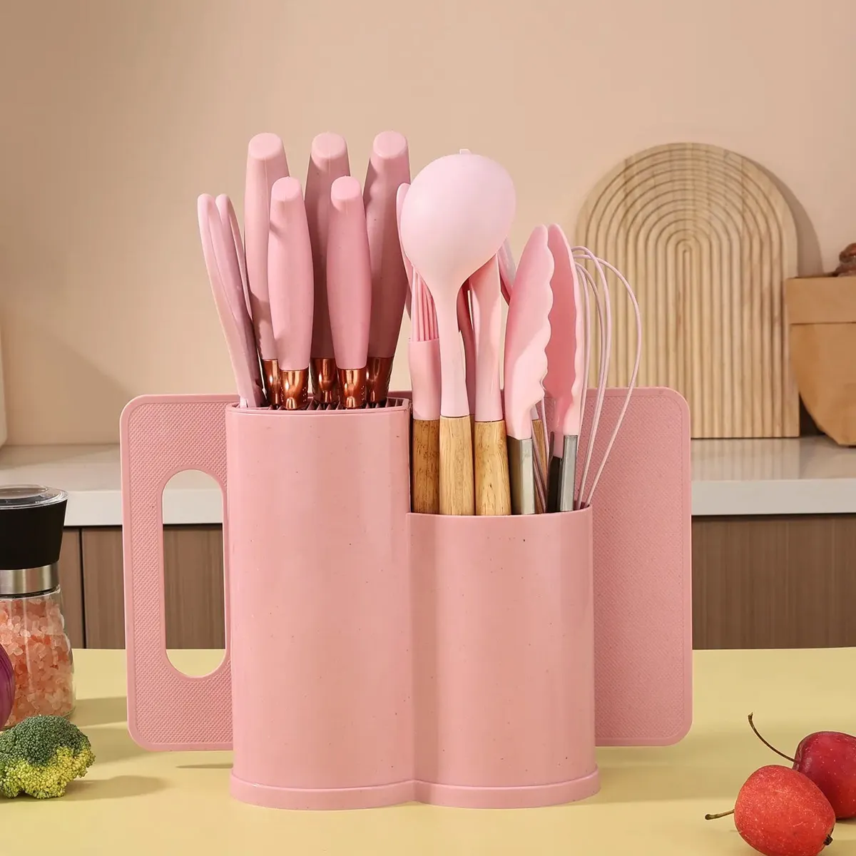 Set utensillos + tabla de picar - 19 piezas - Imagen 4