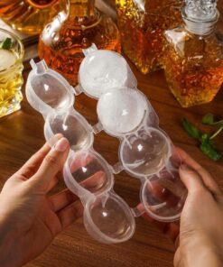 X4 molde para hielo - Esfera