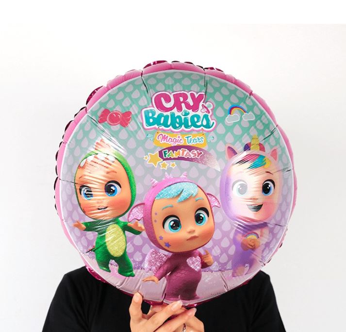 Globo Metalizado -Cry Babies