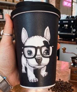 Vaso Termico de Cafe - Perro con Lentes