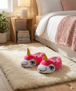 Pantufla Unicornio Fucsia