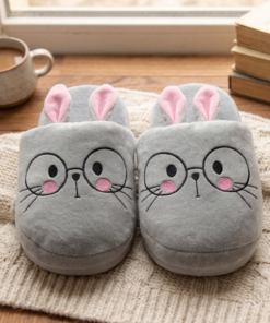 Pantuflon Soft - Conejo Gris