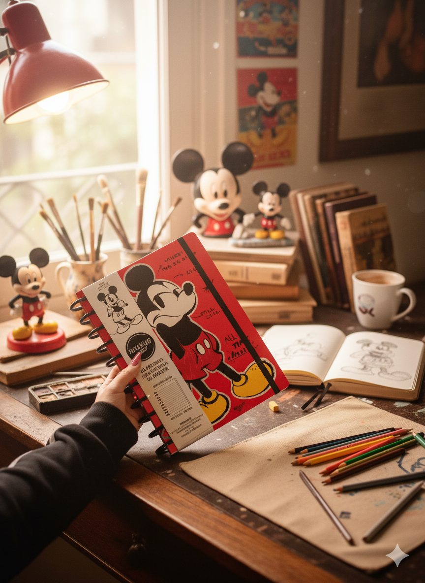 Cuaderno de Discos Mooving Mickey Carta
