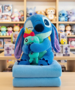 Alternative view of Peluche con Manta - Stitch con Muñeco