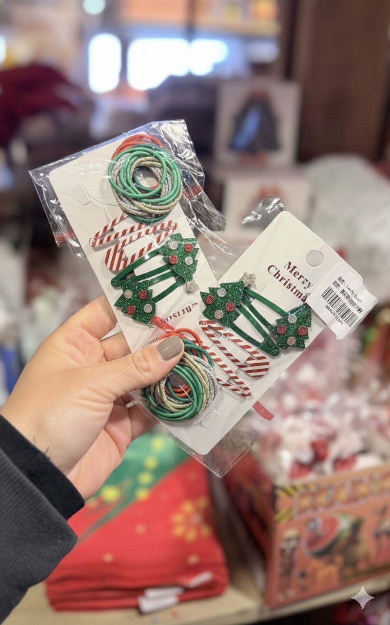 Set de pelo - Navidad