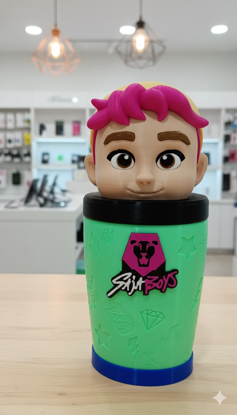 Vaso 3D Saja Boys - ABBY (Verde) 1 Vaso 3D Saja Boys - ABBY (Verde)