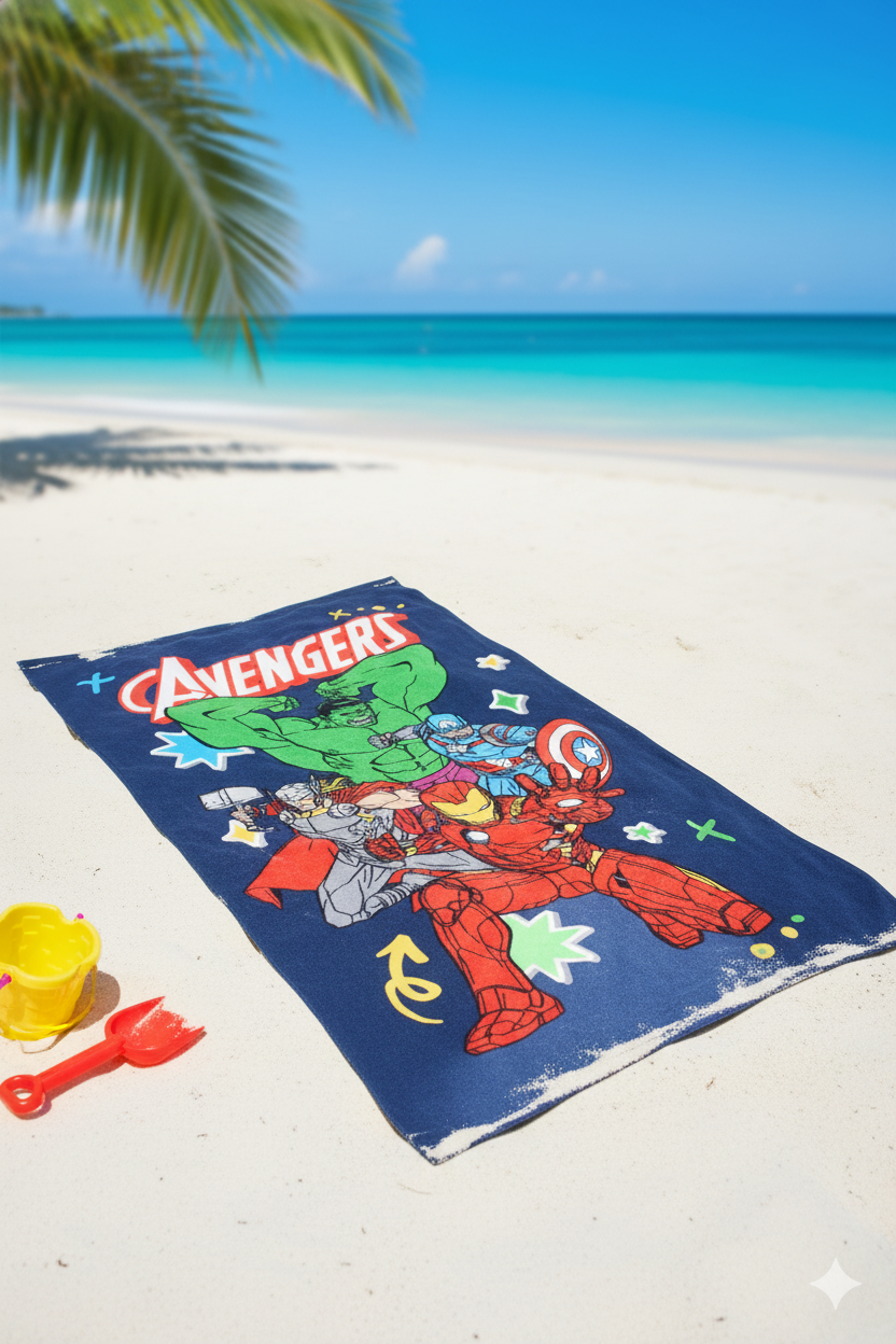 Toallon con Bolso Avengers - Piñata