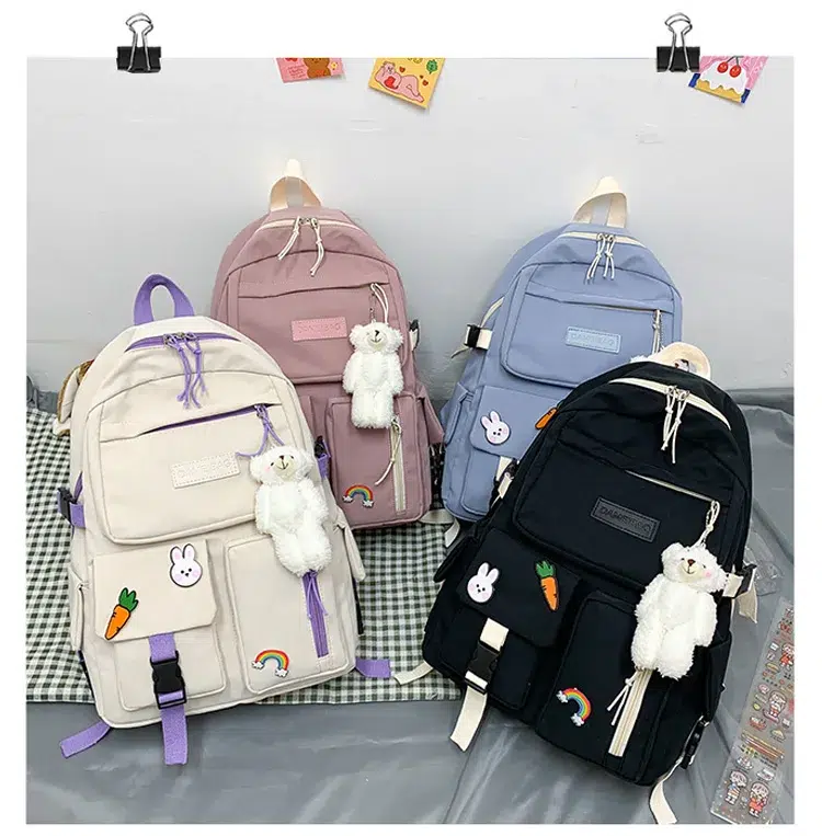 Mochila The Day (solo negro) - Imagen 4