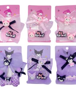 Hebilla Tul x2 - Kuromi/Melody