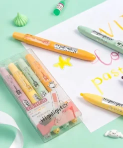 Set x4 Resaltadores Retractiles