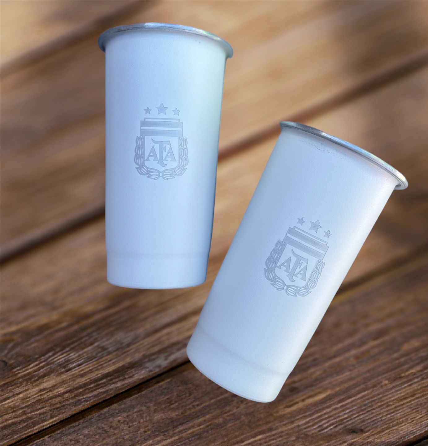 Vaso Aluminio Blanco - AFA