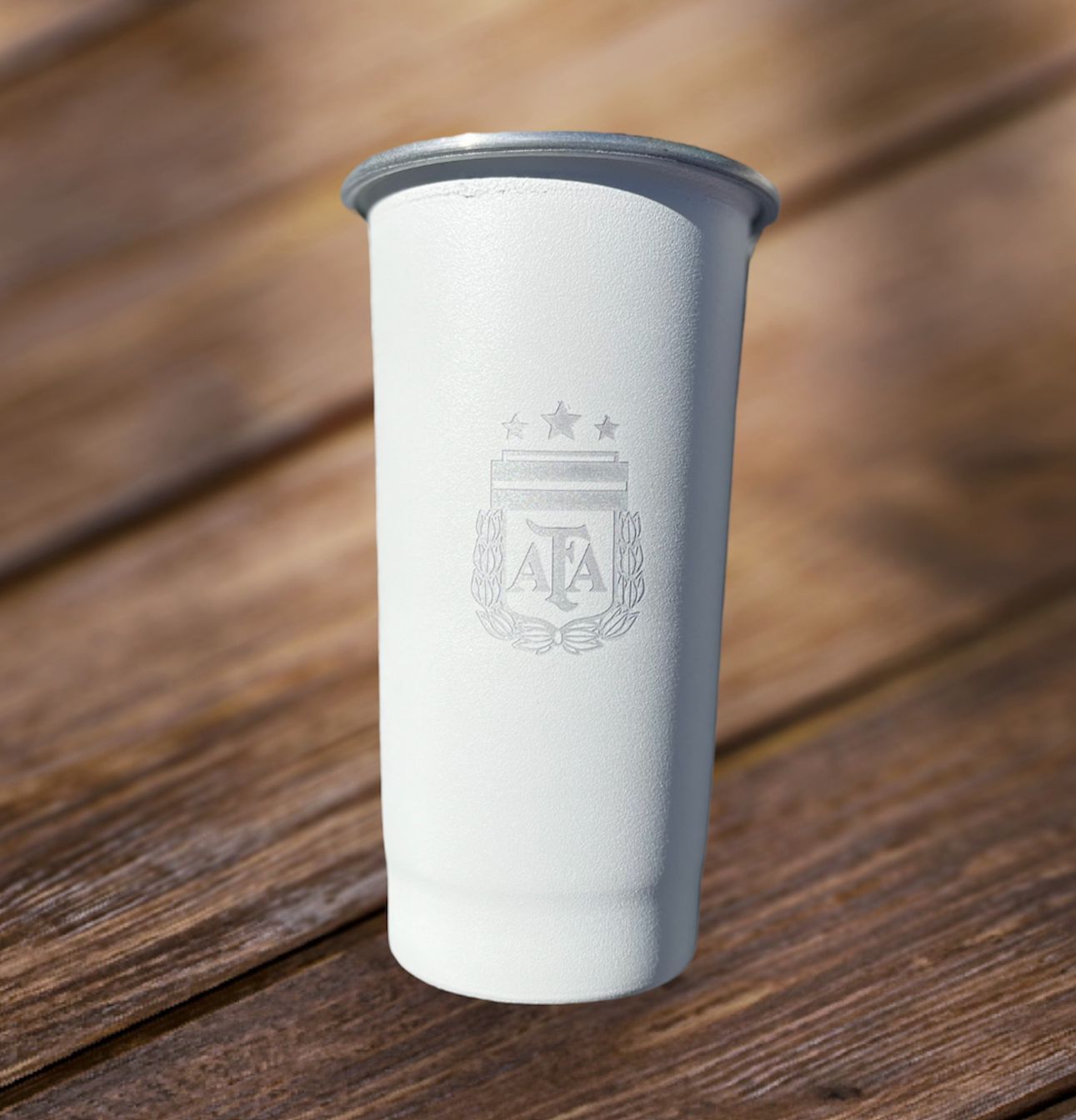 Vaso Aluminio Blanco - AFA - Imagen 3