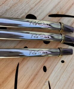 Alternative view of Bombilla Grabada - Feliz Dia