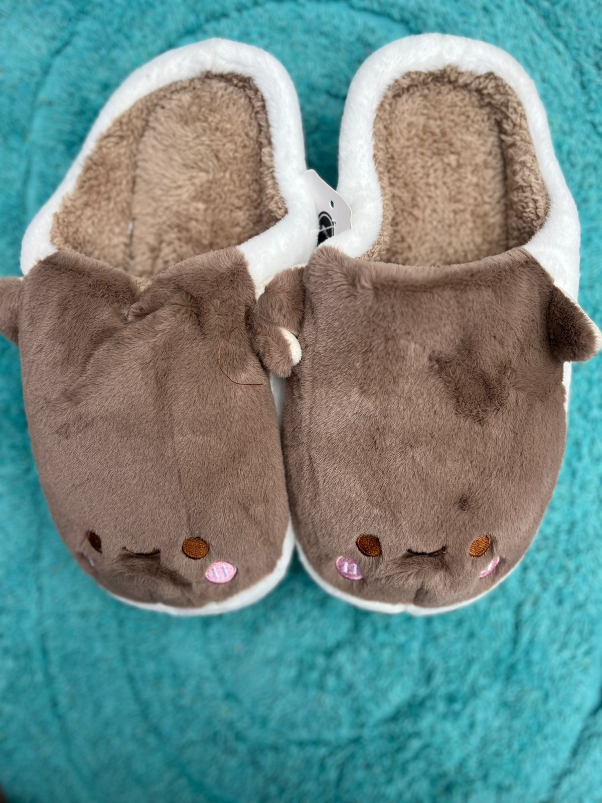 Pantufla Importada Gamuzada Bear - Imagen 3