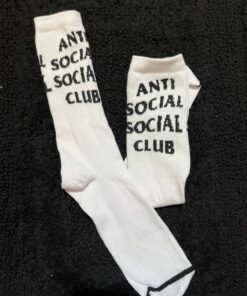 Medias 3/4 - Anti Social (Blanca)