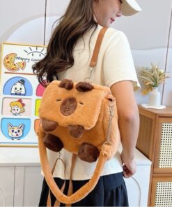 Mochila Peluche Cuadrada - Capybara