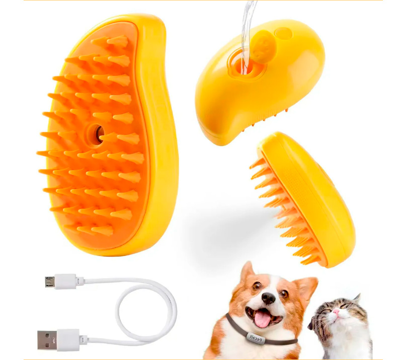 Cepillo a vapor de mascotas