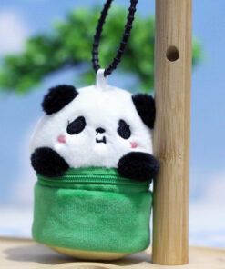 Llavero con Porta Auriculares PANDA