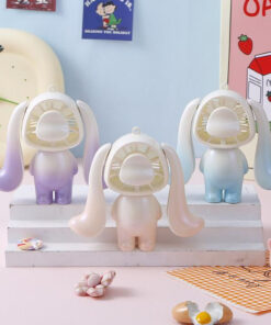 Mini Ventilador Orejas Largas Cute