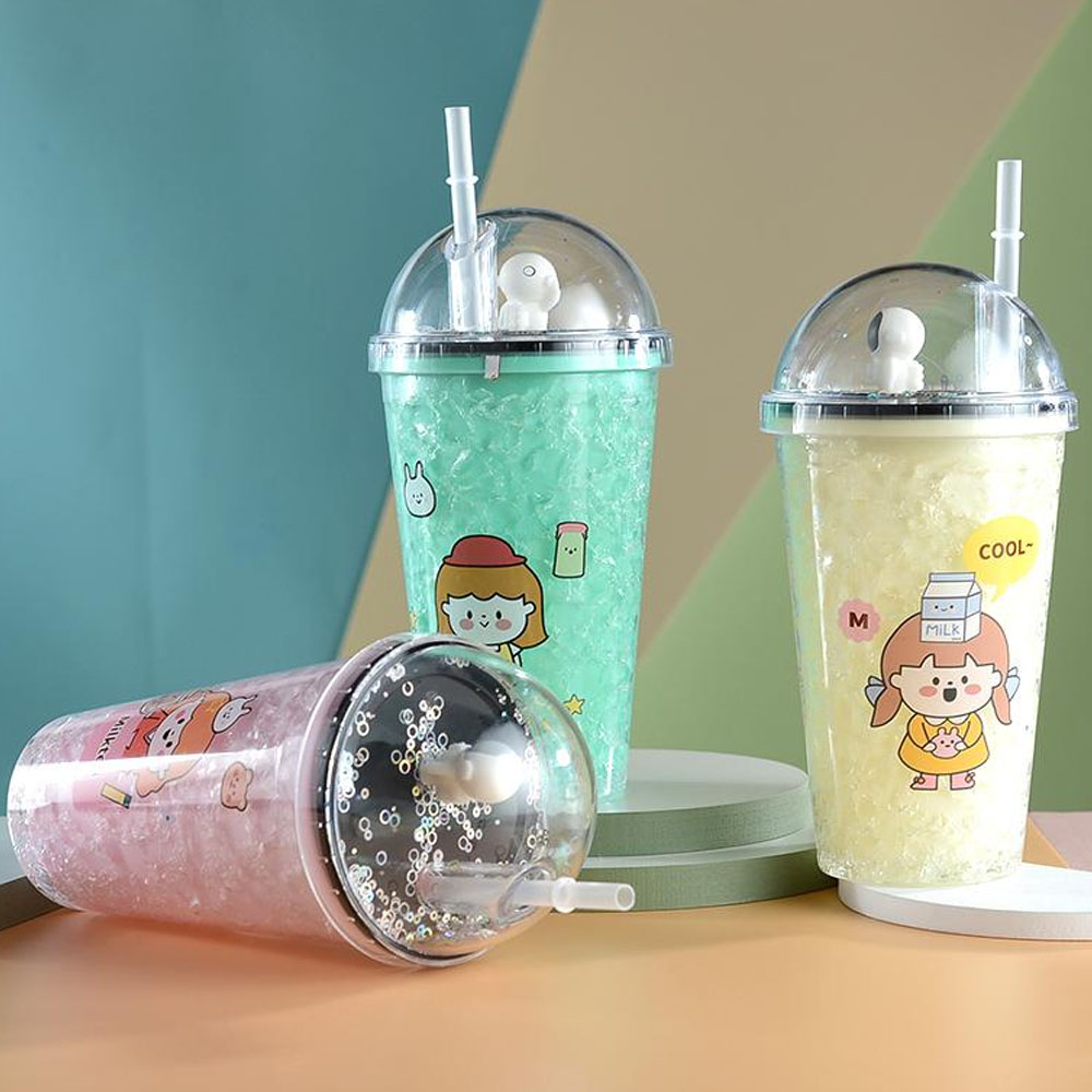 Vaso Acrilico Nina con Luz