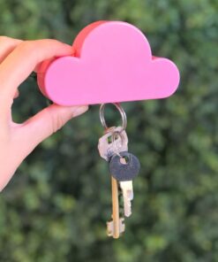 Porta llaves Nube - Rosa