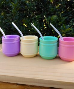 Mate Banda con bombilla de aluminio