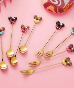 Set x6 Tenedores y Cucharas - Mickey