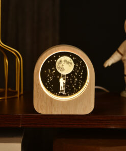 Velador Cristal 3D - Luna