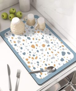 Secaplatos Absorbente - Aqua AZUL Dots