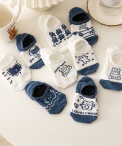 Alternative view of Medias Soquete - Bear Blue