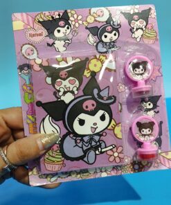 Sellos x2 + Anotador - Kuromi