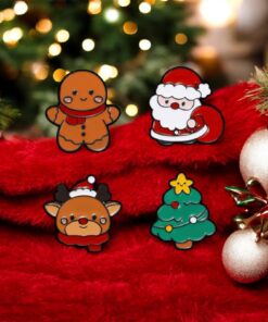 Pines x4 - Santa Christmas