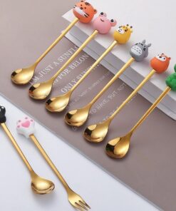 Set Cucharita y Tenedor Patitas