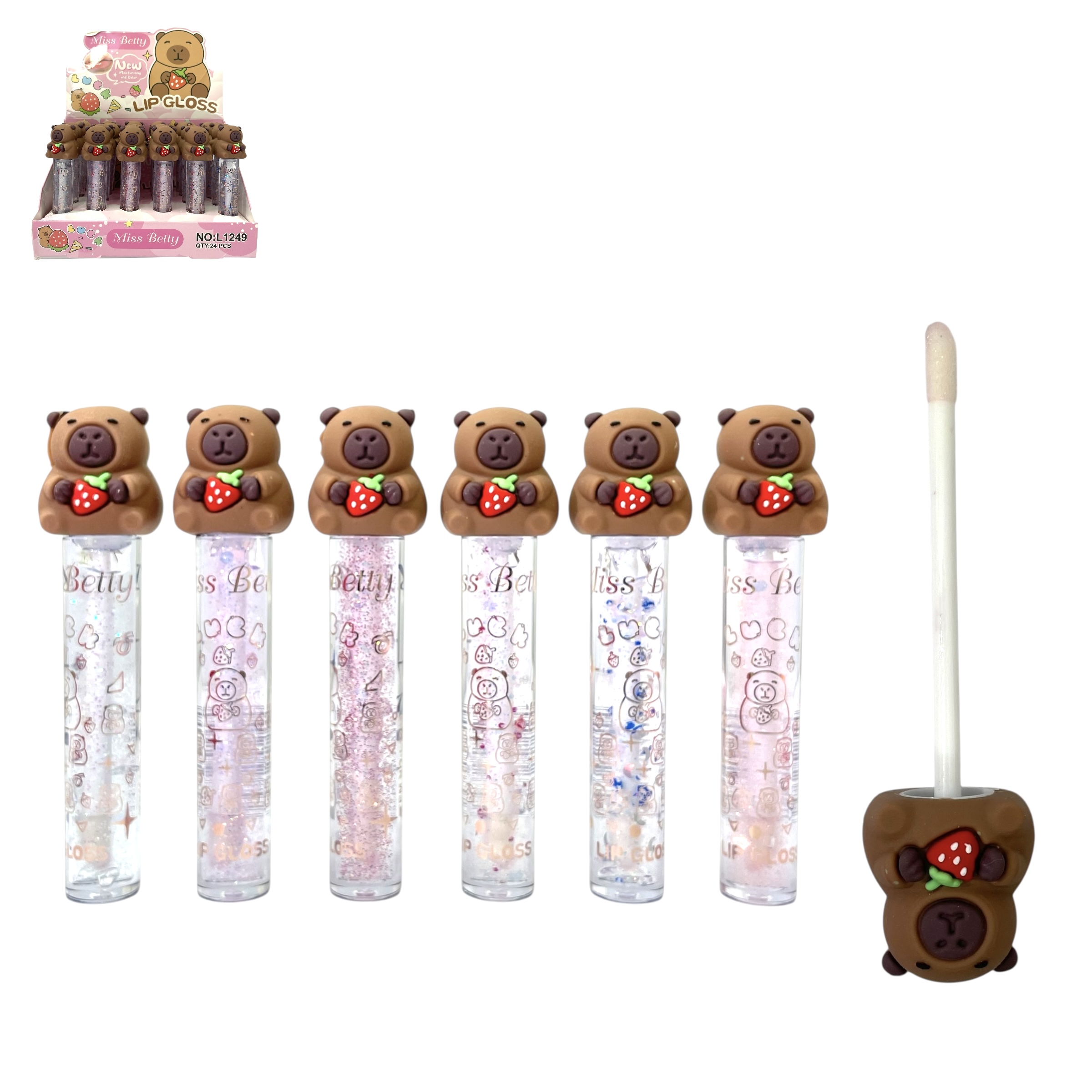 Labial Lip gloss Capybara - Miss Betty - Imagen 3