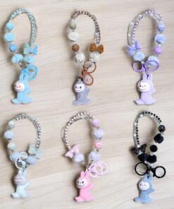 LLavero con pulsera - Labubu