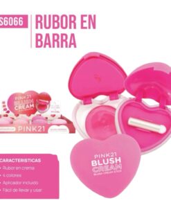 Rubor en Crema Corazon - Pink21