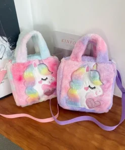 Cartera Unicornio Peluche