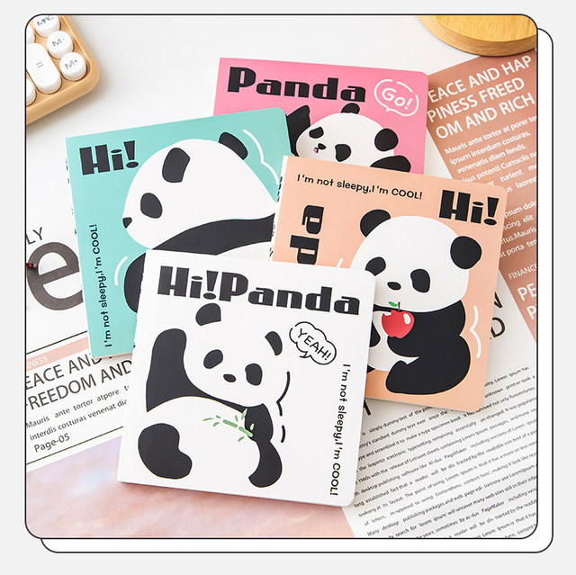 Cuaderno Hi Panda con Marcapáginas + Stickers - Imagen 4