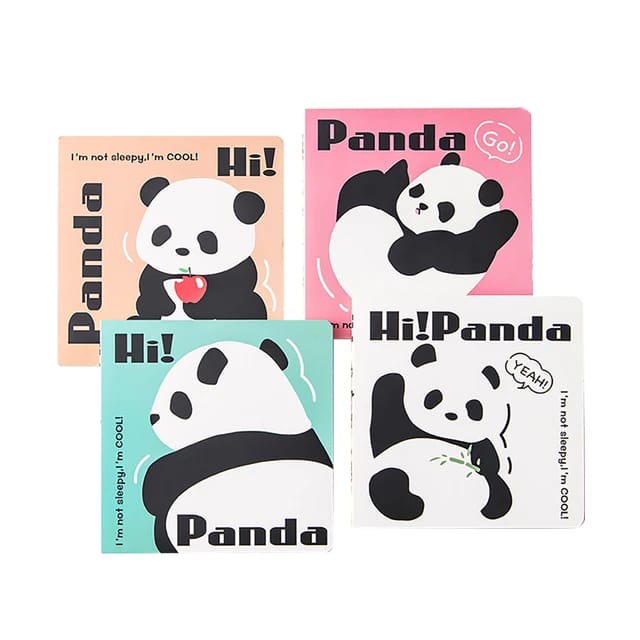 Cuaderno Hi Panda con Marcapáginas + Stickers - Imagen 2