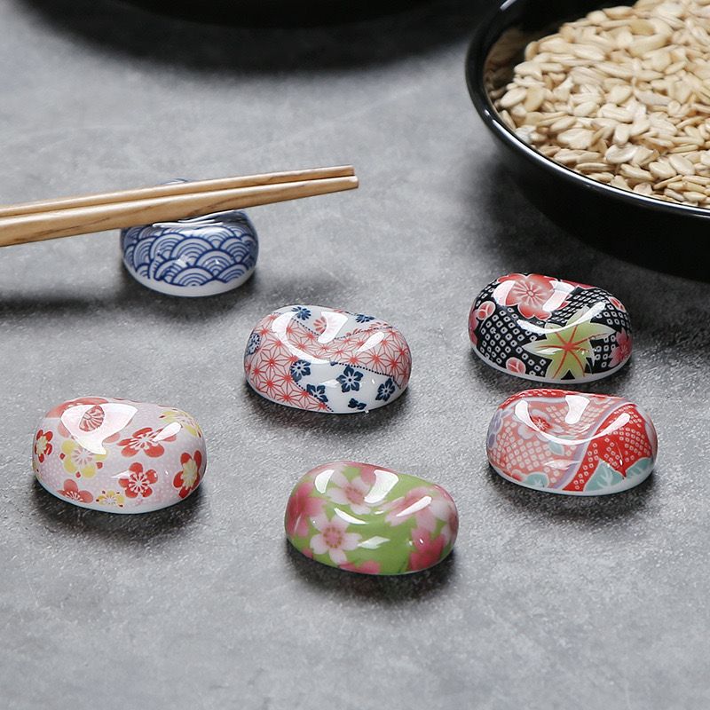 Apoya Palitos De Ceramica - Japanese Style x2