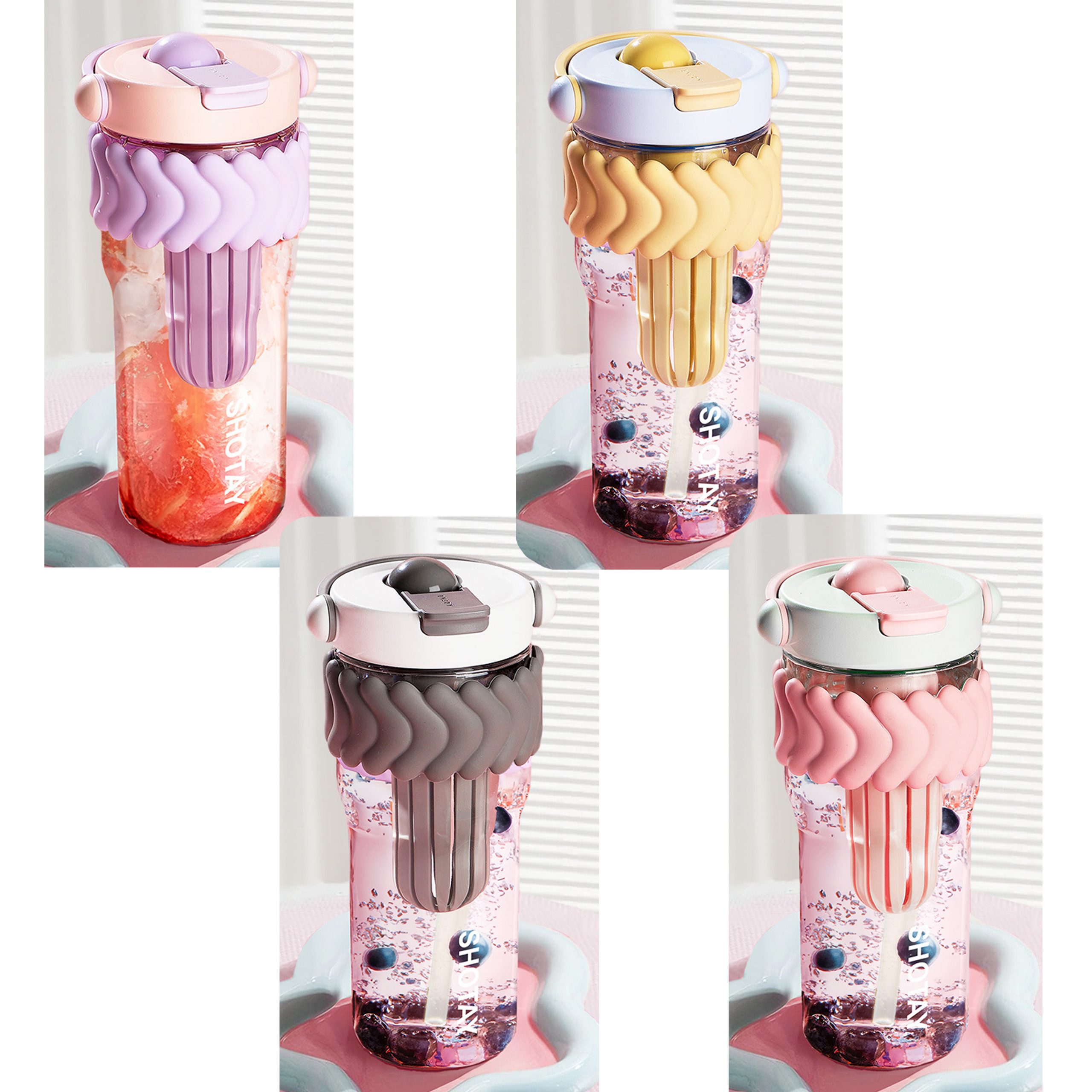 Vaso de Tritán con Tapa + Filtro y Sorbete - Imagen 3