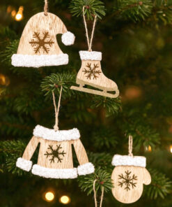 Alternative view of Adorno de Madera Navidad - Ropa