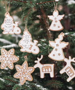 Adorno de Madera Navidad - Angelitos