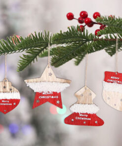 Adorno de Madera Navidad - Merry Christmas