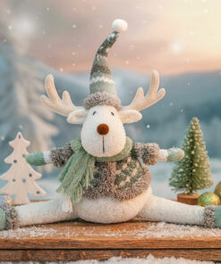 Peluche Reno Acrobata - Navidad