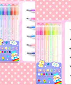 Set x6 Lapiceras en Gel 3D Say Hi Dog