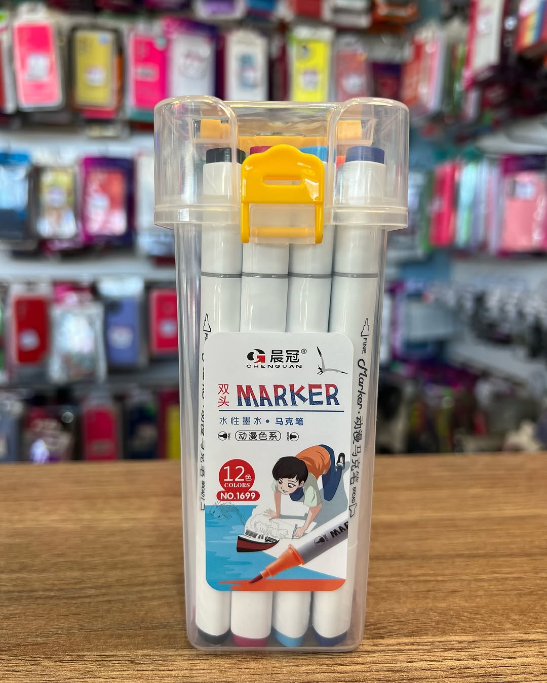 Box de Marcadores Doble Punta x12 - Imagen 4