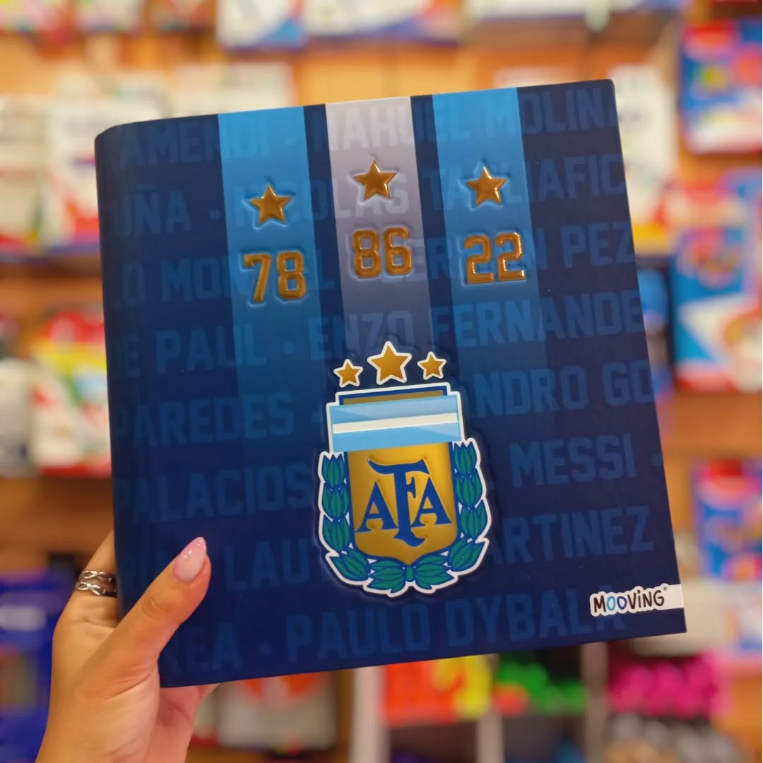 Carpeta Escolar Gancho Nº3 - AFA - Imagen 3